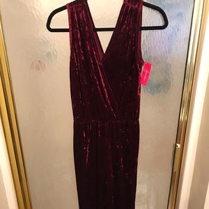 Velvet jumpsuit